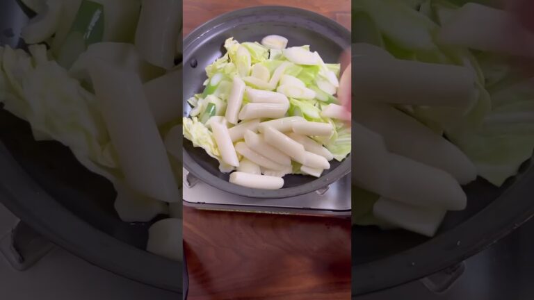 即席トッポキの作り方