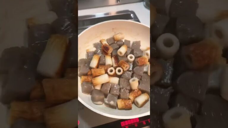 こんにゃくちくわ炒め