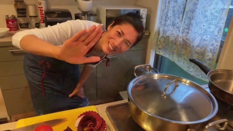大葉ジェノベーゼでタコパスタ作るよーーー！