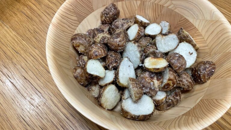 皮ごと里芋の素揚げと僕ビール君ビール満天クライマー