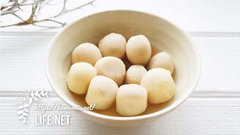 【ガッテンの冷凍里芋の煮物のレシピ】超簡単！レンジ加熱するだけ【めんつゆだけで出来る】