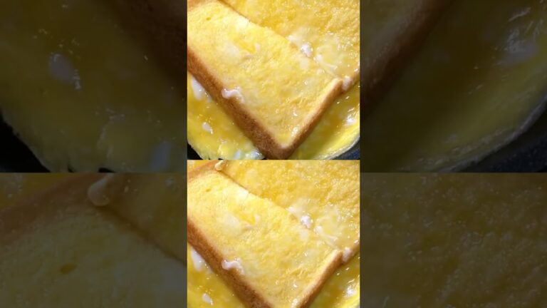 One pan toast 楽しい美味しい【時短料理】ワンパントーストを朝食に!#shorts