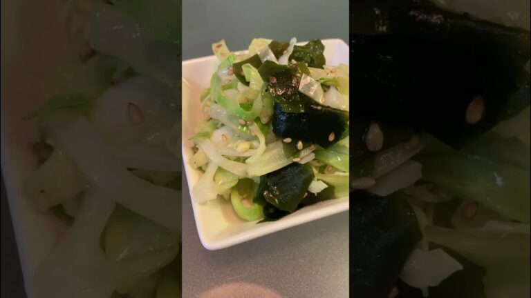 キャベツとわかめのナムル #shorts #料理 #わかめ #キャベツ