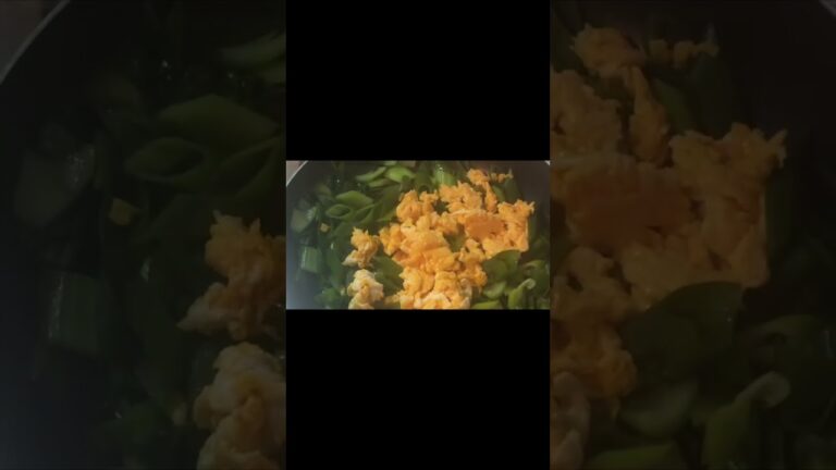 #Shorts 料理初心者必見！！チンゲン菜中華卵炒めの作り方！！！