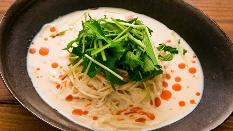 目指せ美肌！まったり濃厚豆乳そうめん