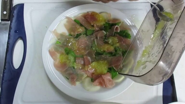 カブと生ハムのカルパッチョ風サラダ＆アボカド：全編