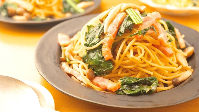 【家族が喜ぶ】簡単なのに食べ応えが最高な『きのこ和風パスタ』