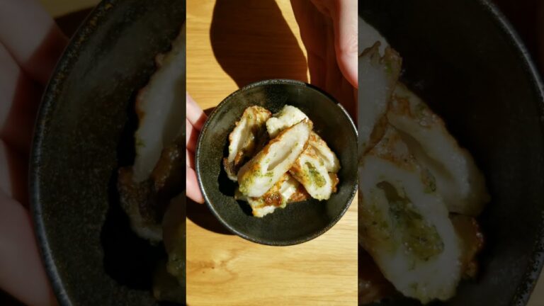 【美味し過ぎて箸が止まらない！！】簡単に竹輪がおかず・おつまみの一品に #shorts