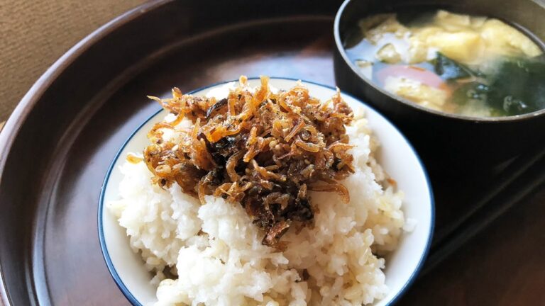 ちりめんと大根おろし飯