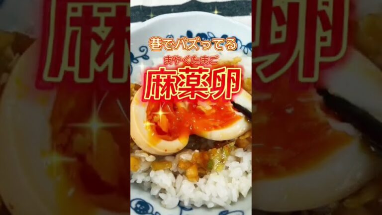 美味しさよ、疲れまで届け！巷でバズってる『麻薬たまご』！！