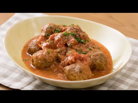 ミートボールのトマトクリーム煮