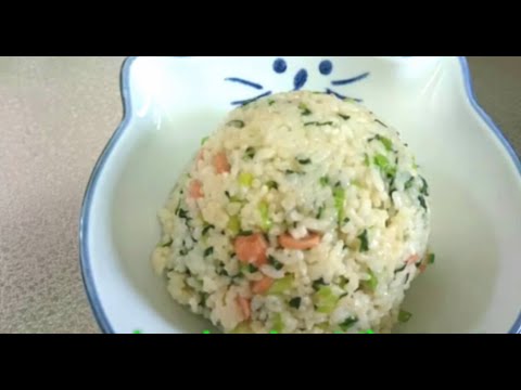 【料理レシピ】小松菜チャーハンの作り方♪