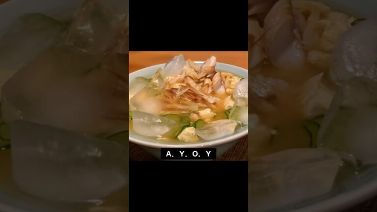 冷汁で優勝する伝説の三忍 #food #recipe #meme #cooking #naruto