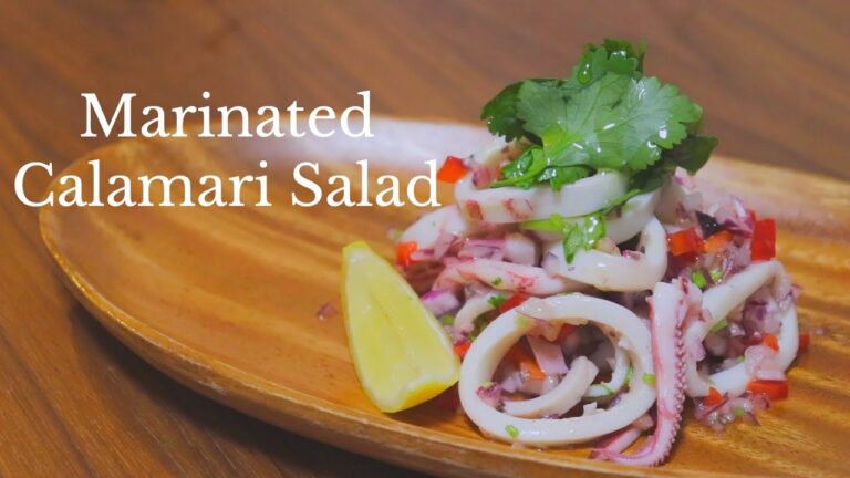 【リピート間違いなし】イカとパクチーのマリネサラダの作り方