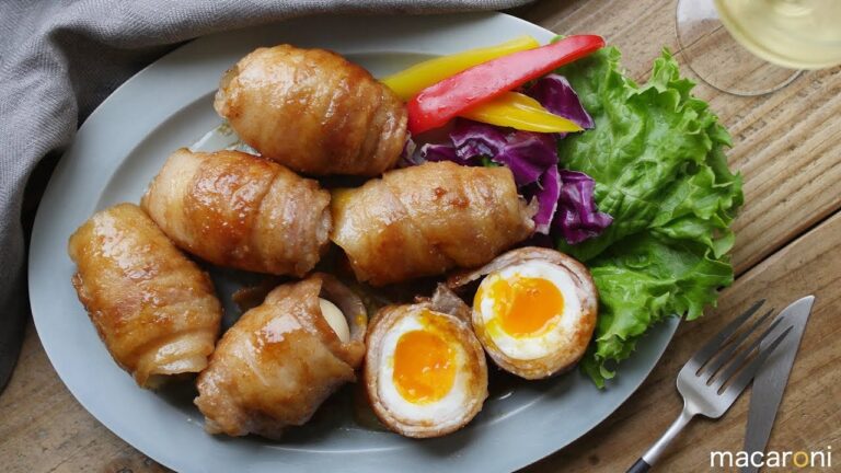 とろ〜り半熟！ 肉巻き たまごの 生姜焼き のレシピ 作り方