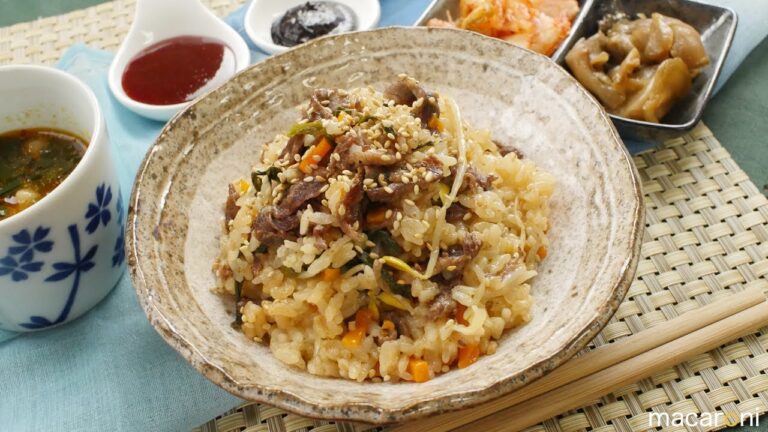 うまダレしみしみ！ 牛肉 たっぷり プルコギ 炊き込み ご飯 のレシピ 作り方