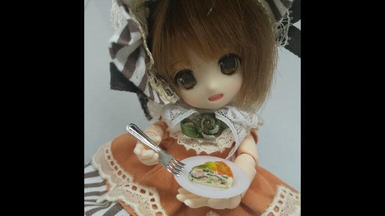 ほうれん草とベーコンのキッシュの作り方(ミニチュア)