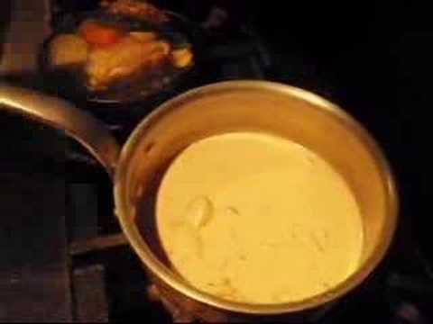 チキンのクリーム煮マスタードソース