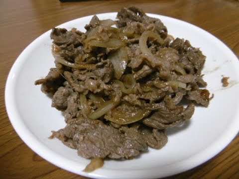 【レシピ】牛肉と玉ねぎスライスの炒め物