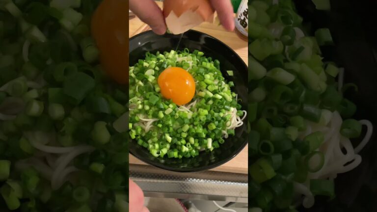 【絶品】ネギ塩油そうめんの作り方 #Shorts