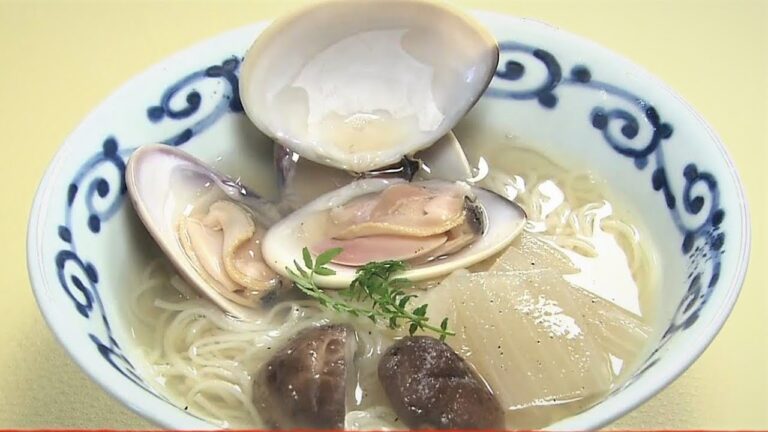 はまぐりとうどのにゅうめん