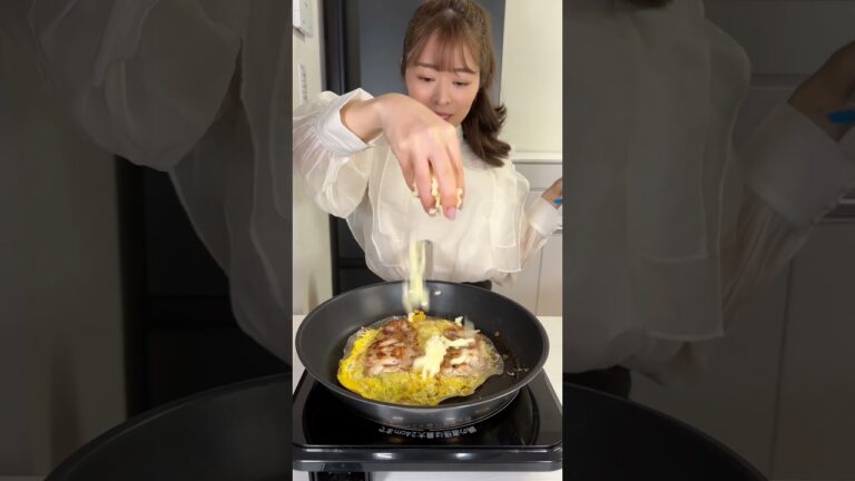 ライスペーパーでお好み焼きレシピ！#shorts #グルテンフリー