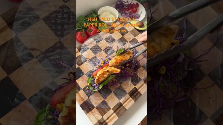 Dégustez le rouleau de poisson, une recette riche en 57 grammes de Protéines par portion