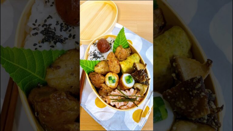 62歳のオッサンに作る愛妻弁当❤️＊甘辛スパイシーチキン＊青海苔入りだし巻き卵＊椎茸のチーズグリル＊明太ポテサラ＊竹輪きゅうり#お弁当 #旦那弁当 #お弁当詰め方 #obento