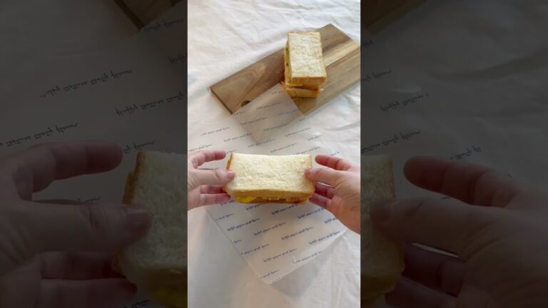 持ち運べる！卵サンドイッチ｜Egg sandwich #shorts