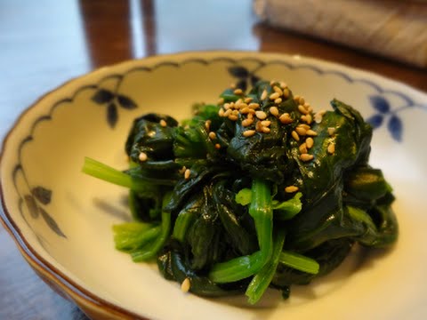ほうれん草ナムル【レシピ】