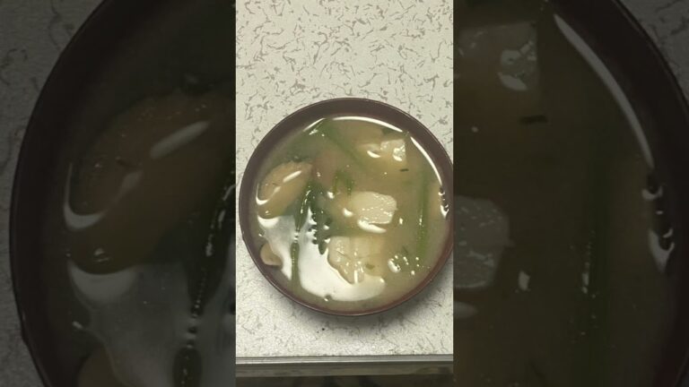 #味噌汁 #味噌汁レシピ #ほうれん草 #豆腐