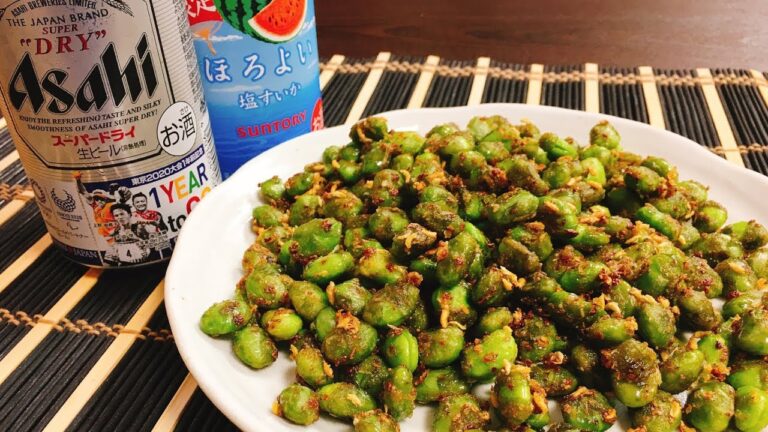 【TVで話題】これはビールと箸がマジ止まらないｗピリリと旨い『枝豆の花椒炒め』こうちゃん特製のちゃちゃっとおつまみも超旨かったｗ