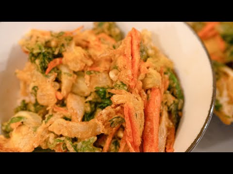 【もう無理だと思います】ウルトラ簡単かき揚げ丼 #shorts