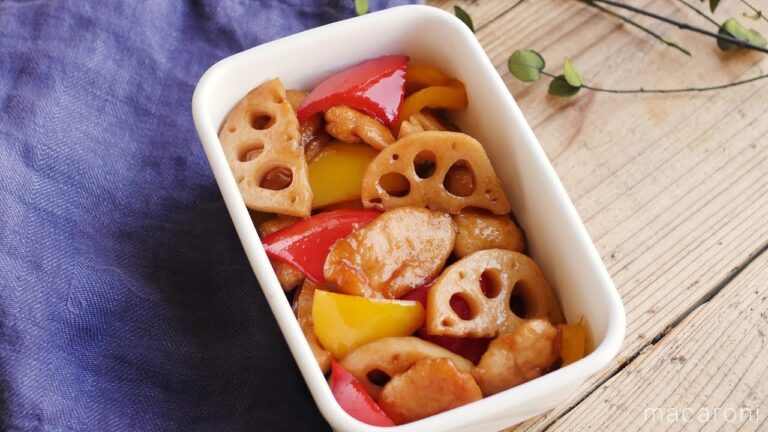 【 作り置き 】こっくりコク旨。鶏むね肉 と れんこん の 黒酢炒め の レシピ 作り方