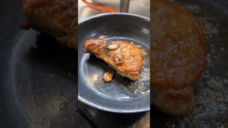 ジューシーすぎるポークソテーができました #shorts