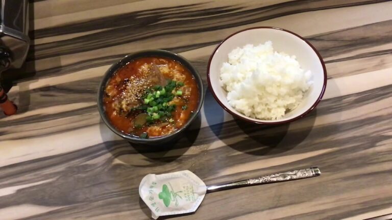 南郷通18丁目駅“徒歩圏内”美味しいユッケジャンスープ