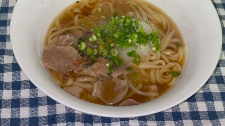大根おろしがめちゃくちゃ合う！！おろし肉うどんの作り方！！！