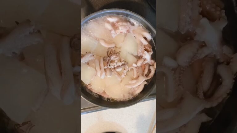 幼児食簡単レシピ【イカと大根の煮物】