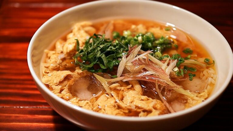 夏に食べたい、冷やし卵雑炊の作り方