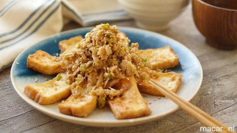リピ決定のやみつきおかず！ 厚揚げ ステーキの ねぎ ツナのせ のレシピ 作り方
