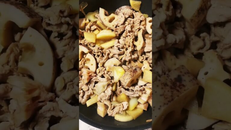 豚レンコン炒め