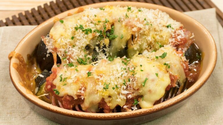 白いご飯にぴったり！ハッセルバックなす