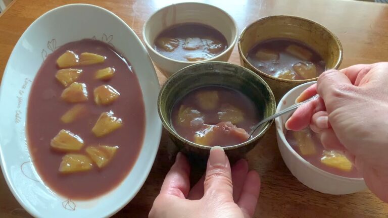 パイナップル入り水羊羹の作り方♪初心者さん向け簡単料理レシピ動画＜japanese food＞