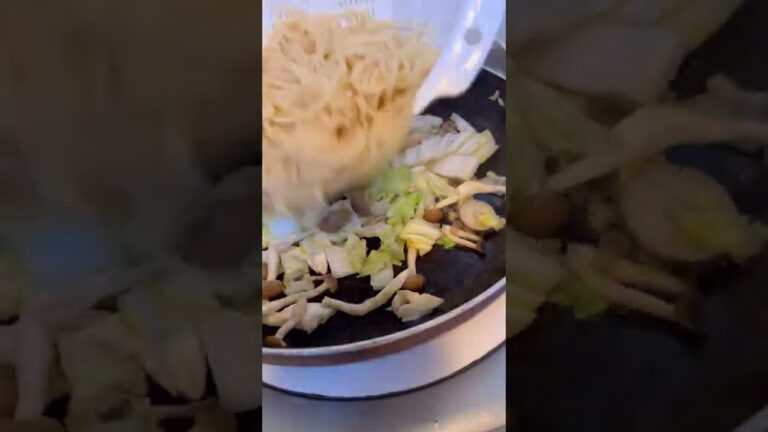 余り物と定番でまた和風パスタをこしらえる45歳中年