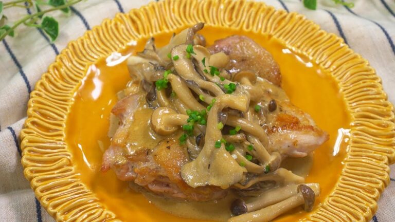 こってりコク旨！チキンのみそマヨきのこ