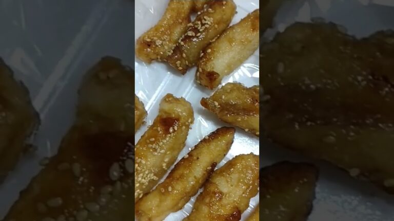 先日の鶏胸肉スティックは甘辛スティックになりました。