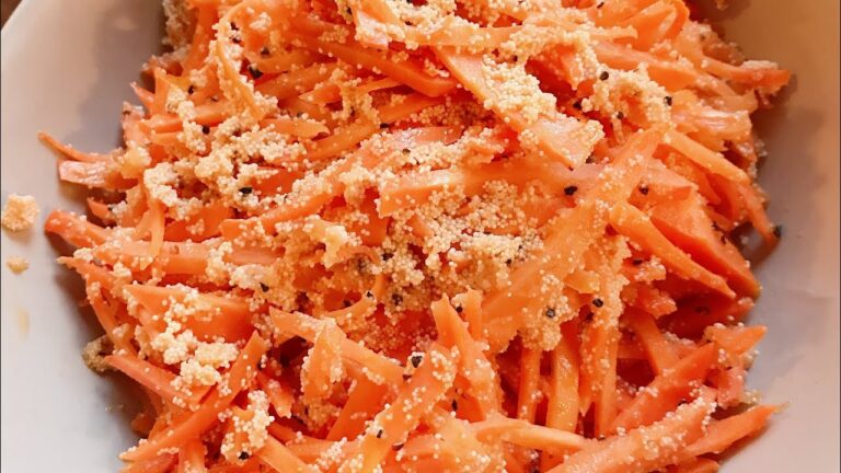 困った時にすぐできる！人参のしりしりタラコ和え。「簡単レシピ」