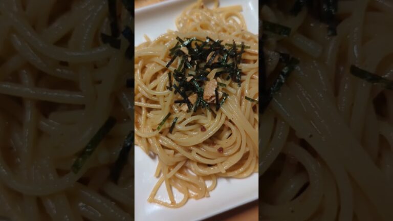 熱々にんにく醤油パスタ