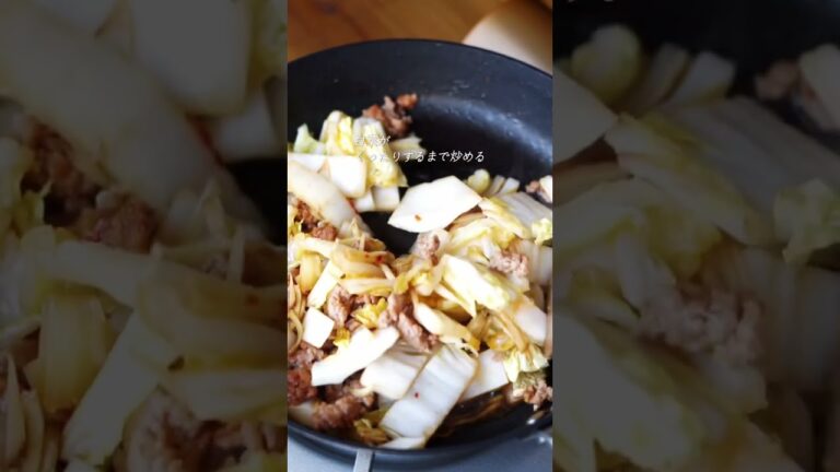 ノンオイルなのにコク深い「白菜の春雨麻婆」