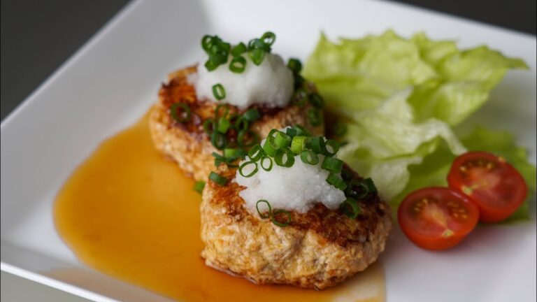 ふかふか美味しい♪ヘルシー♪豆腐ハンバーグ　公開予告　#shorts